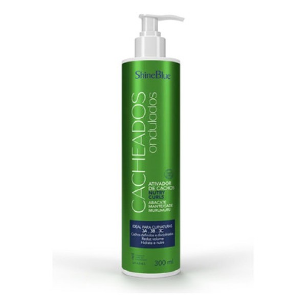 Ativador De Cachos Shine Blue Abacate E Murumuru 200g
