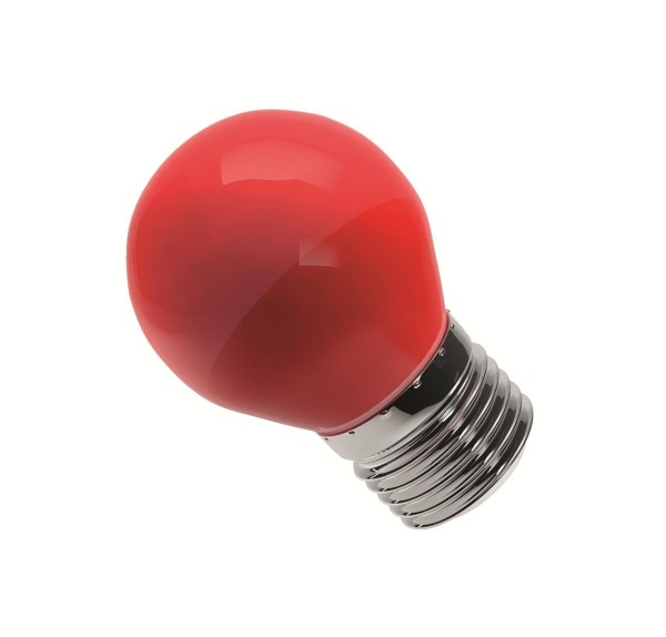 Encontraproduto.com.br - Lâmpada LED Multilight Bolinha 6W Luz Vermelha Luminatti Lm279 Bivolt