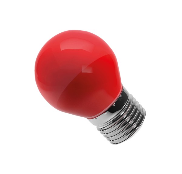 Encontraproduto.com.br - Lâmpada LED Multilight Bolinha 6W Luz Vermelha Luminatti Lm279 Bivolt
