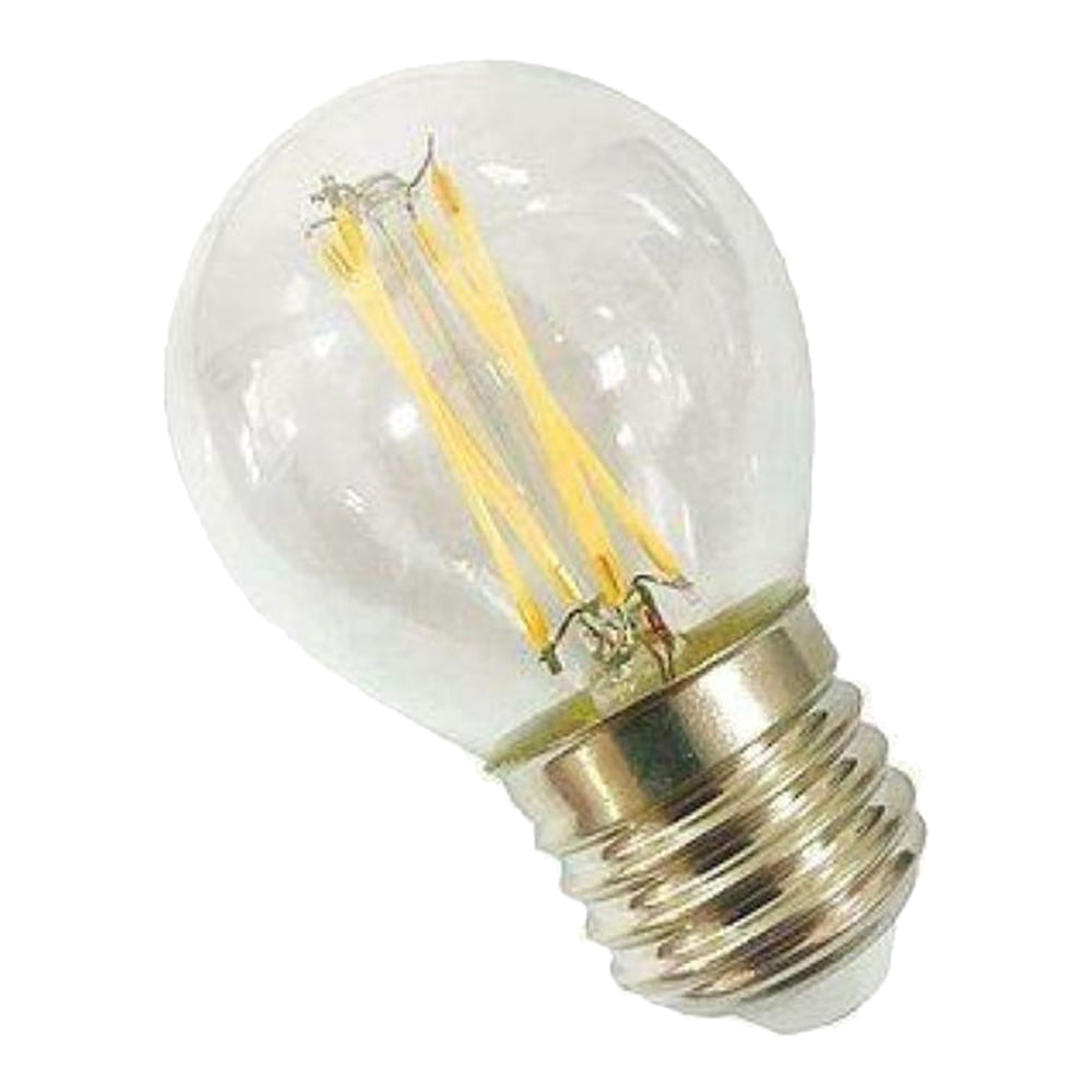 PONTA DE ESTOQUE | Lâmpada Led Bulbo Cristal 2700K 4W Luminatti
