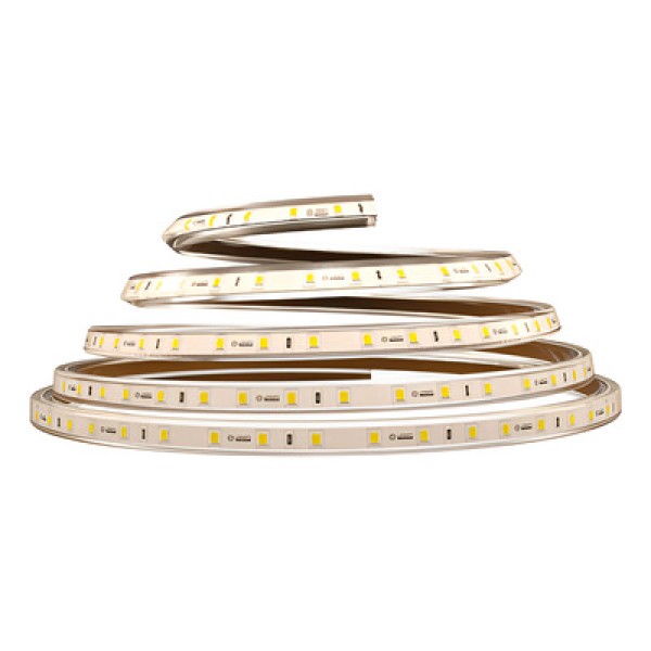 Encontraproduto.com.br - fita led ip65 c/plug 127v/14,4w 100m luminatti