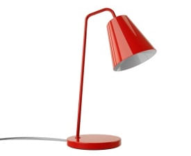 Encontraproduto.com.br - LUMINÁRIA DE MESA UNA15  VERMELHO  1xE27 (SOQUETE) 127/220V  (40W) - ORLUCE