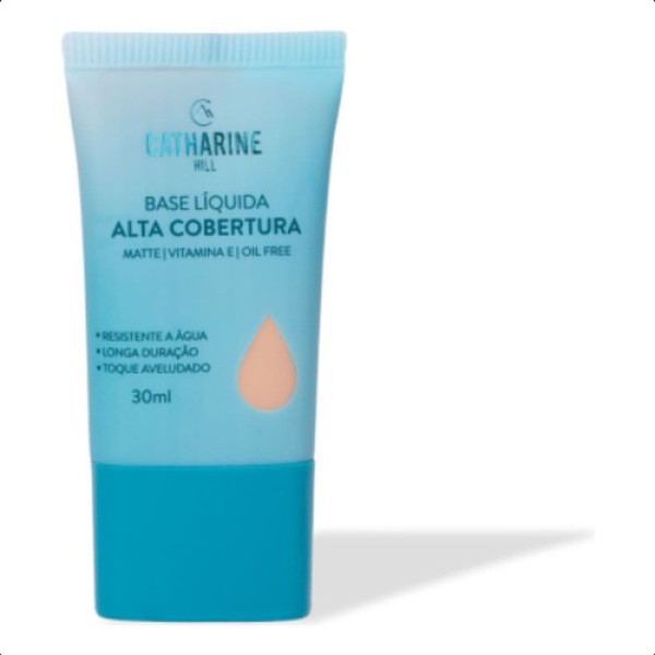 Base Líquida Facial Catharine Hill Chill Alta Cobertura AC03 30ml