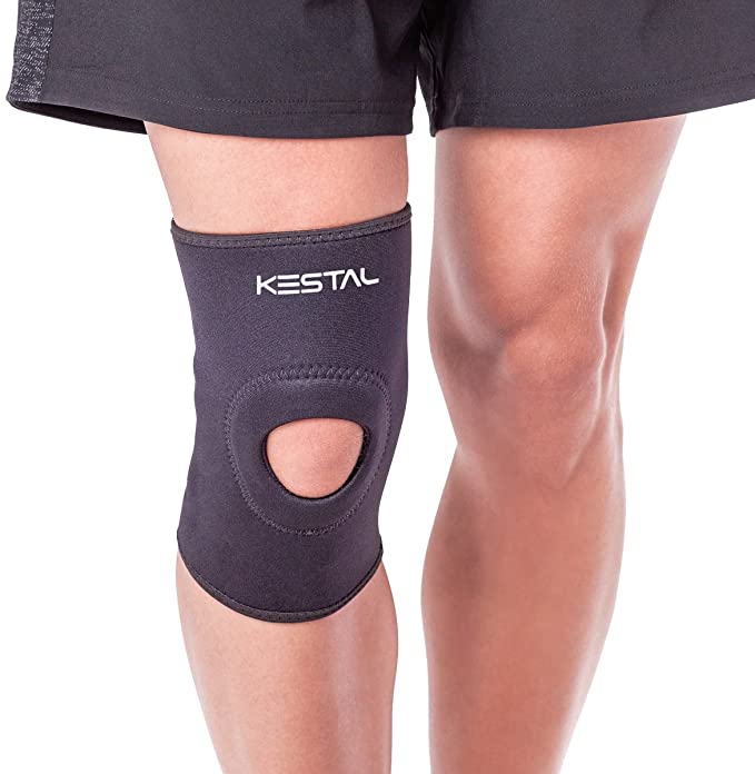 Encontraproduto.com.br - Kestal Joelheira Com Orificio Reforco Patelar Tam.G