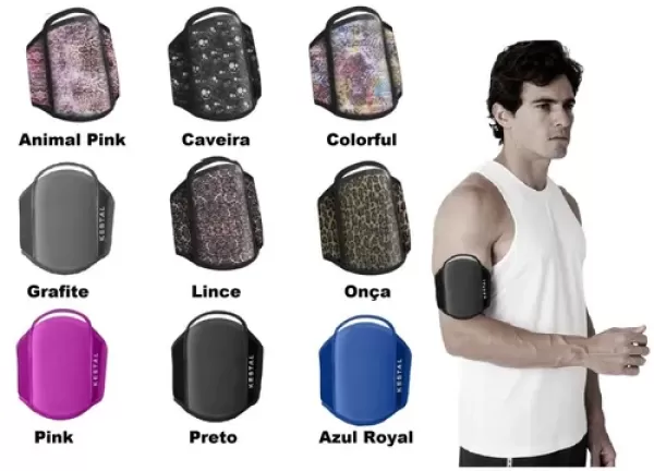 Porta Celular Plus Animal Pink Kestal - unidade