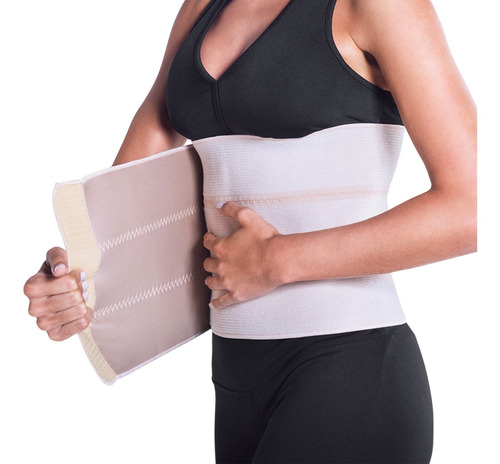 Encontraproduto.com.br - Faixa Elástica Abdominal Kestal - 3 Gomos - Tam P