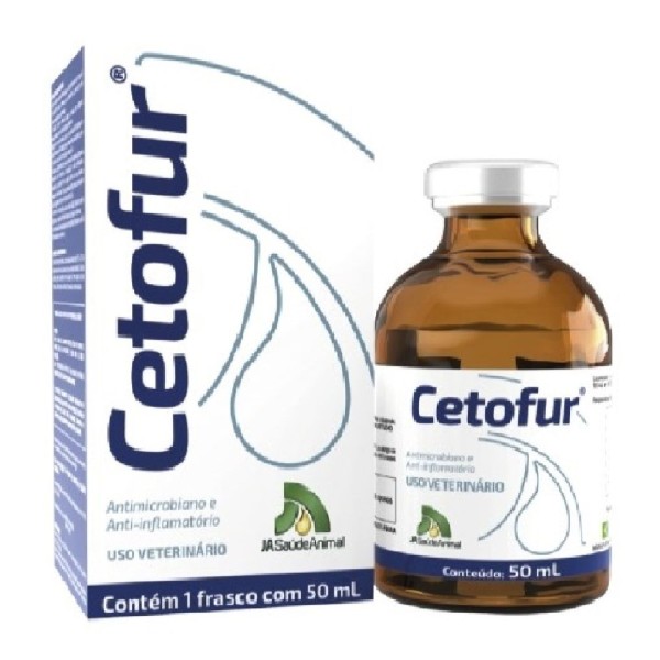 Medicamento Antib/ Antimicrobiano Cetofur 50ml