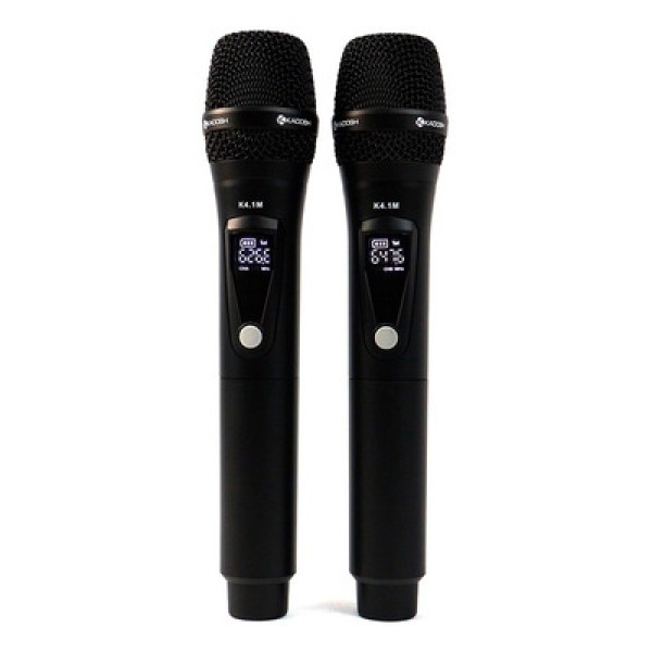 Encontraproduto.com.br - Microfone Kadosh S- Fio Duplo K-412m Uhf C- Bateria Recarregável - Ac1951