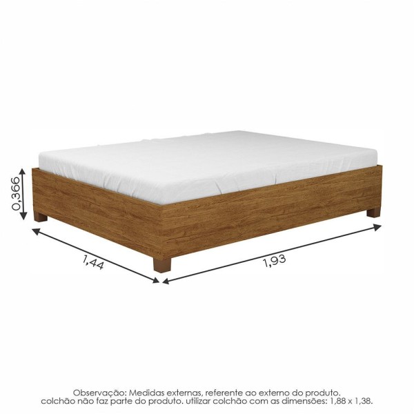 Encontraproduto.com.br - Guarda Roupa Modulado Com Cama Paris 5 Portas Com Espelho E 2 Gavetas Freijó
