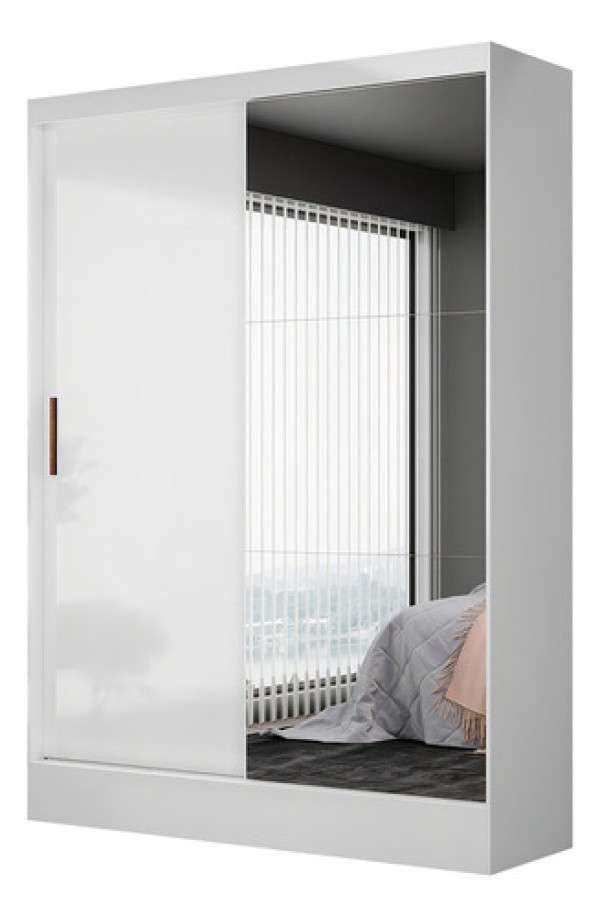 Encontraproduto.com.br - Guarda-roupa Belem Plus 2 Portas De Correr 2 Gavetas Cinamomo