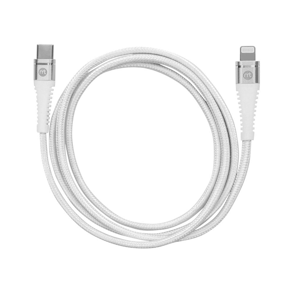 Encontraproduto.com.br - Cabo USB-C para Ligthning, 1,5 metros, Mistertech, Branco
