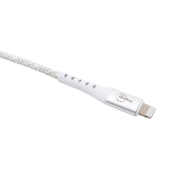 Encontraproduto.com.br - Cabo Lightning para USB-C, 3 metros, Linha Sampa, iPlace, Branco