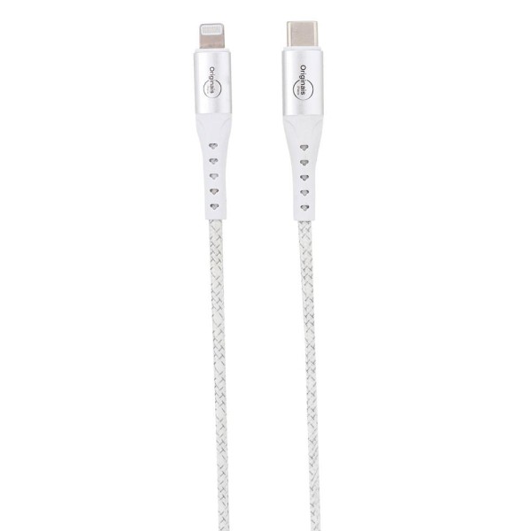 Encontraproduto.com.br - Cabo Lightning para USB-C, 3 metros, Linha Sampa, iPlace, Branco