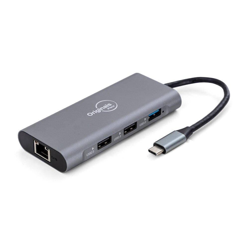 Encontraproduto.com.br - Adaptador Multiportas 8 em 1, Originais iPlace