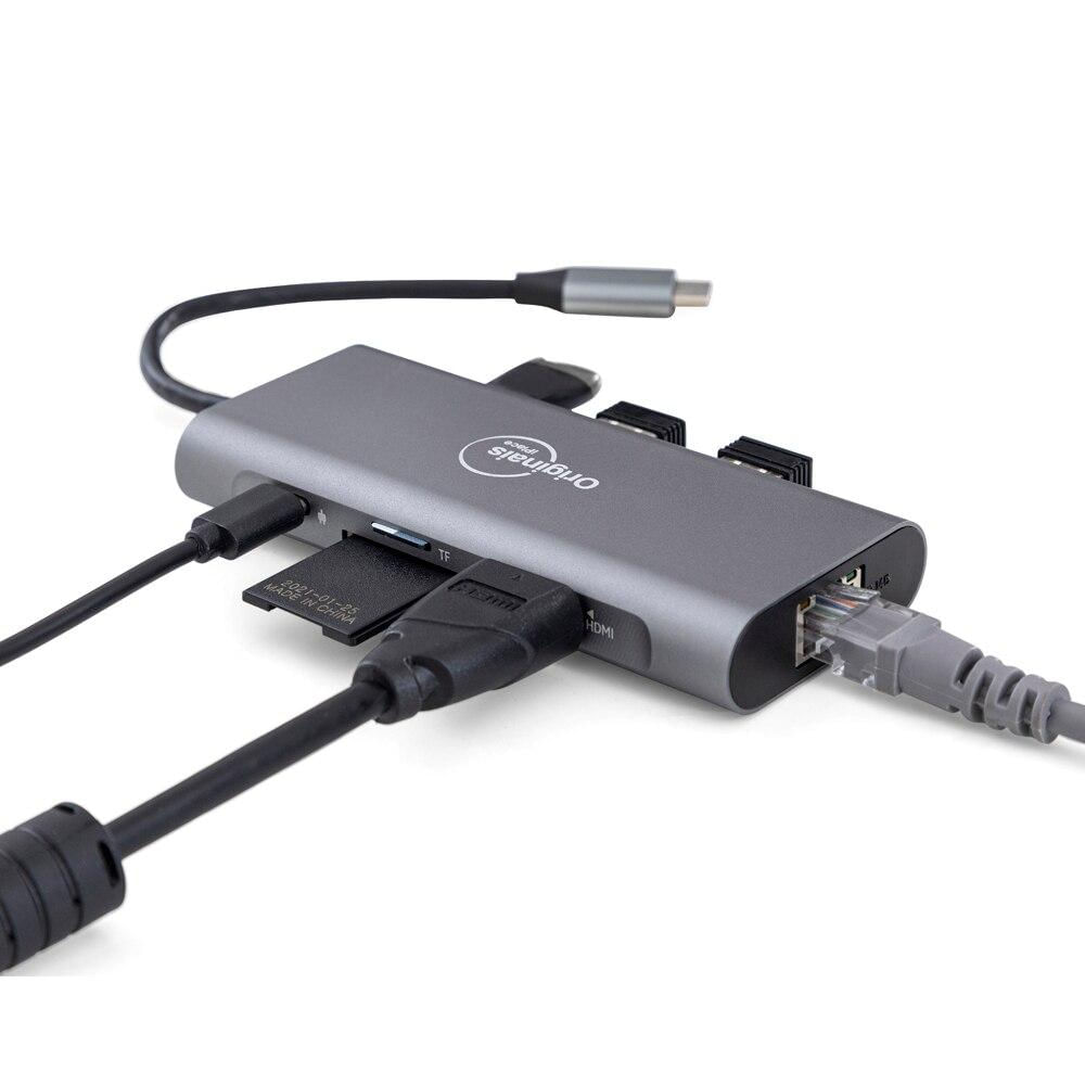 Encontraproduto.com.br - Adaptador Multiportas 8 em 1, Originais iPlace