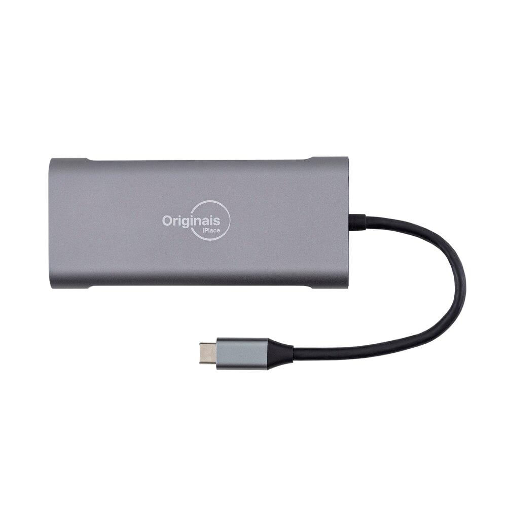 Encontraproduto.com.br - Adaptador Multiportas 8 em 1, Originais iPlace