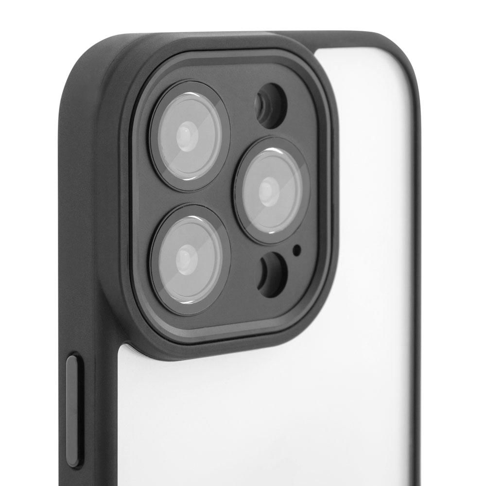 Encontraproduto.com.br - Capa iPhone 15 Pro com Proteção de Câmera, Linha Noronha, iPlace, Preto