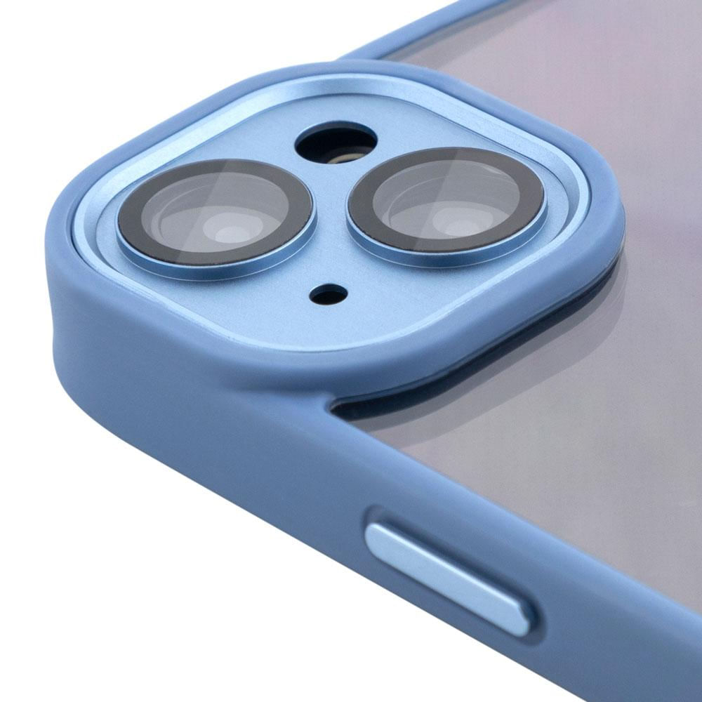 Encontraproduto.com.br - Capa iPhone 14 Originais iPlace, Noronha, Transparente com Proteção de Câmera, Azul