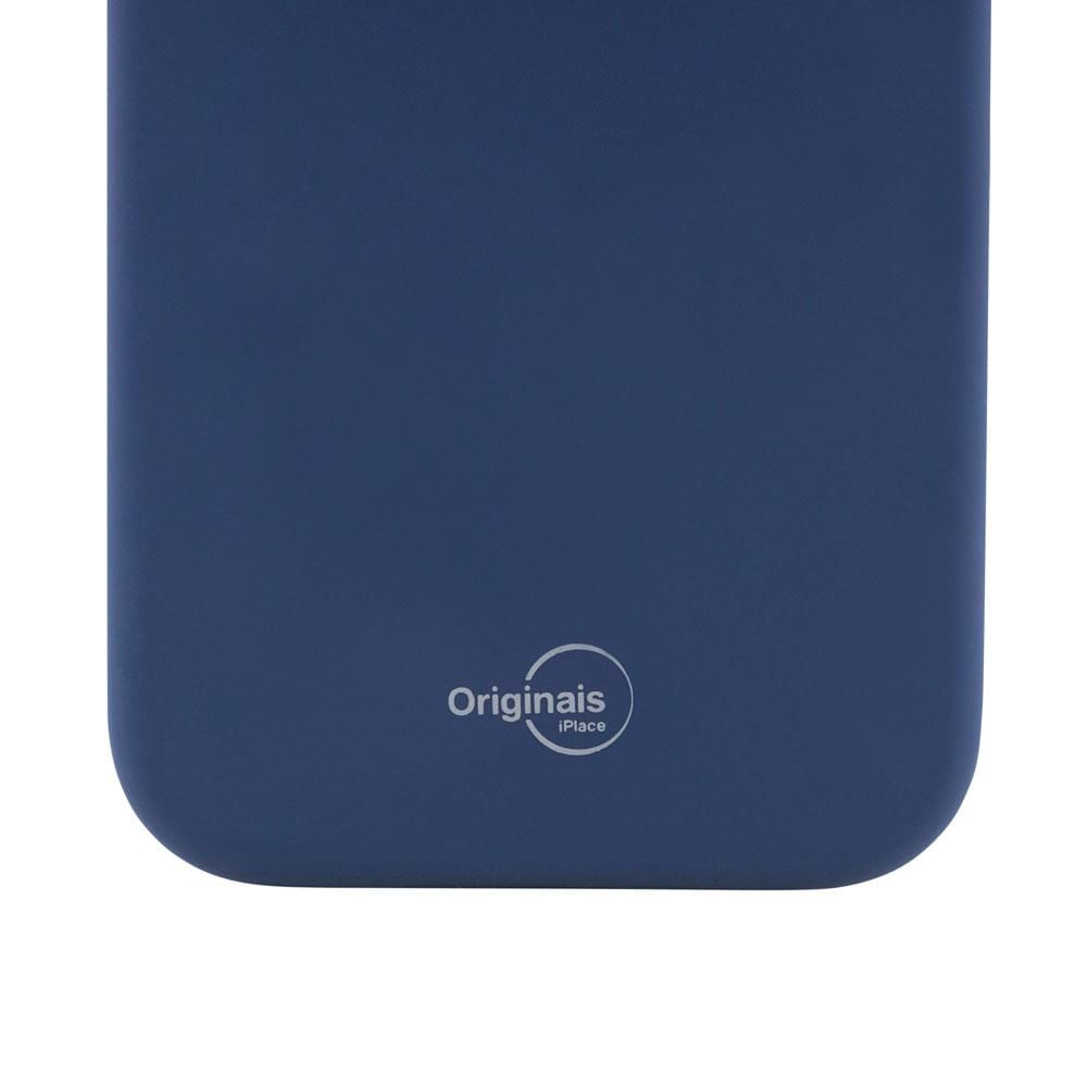 Encontraproduto.com.br - Capa iPhone 15 iPlace, Beagá, Silicone Azul Petróleo