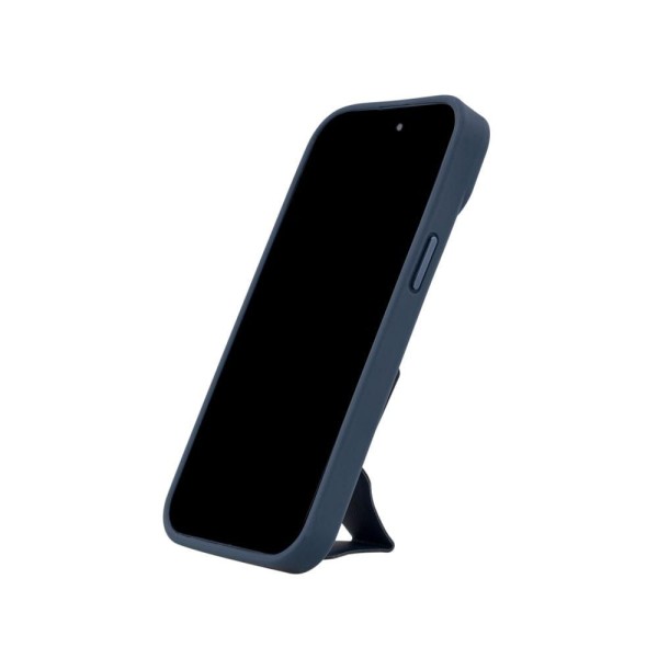 Encontraproduto.com.br - Capa iPhone 14 com Porta Cartão e Suporte, Linha Sampa, iPlace, Azul Marinho
