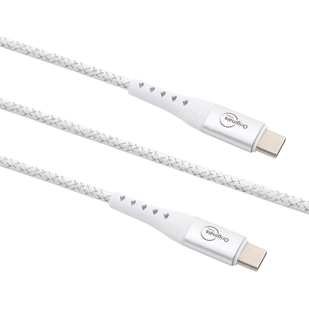 Encontraproduto.com.br - Cabo USB-C para USB-C, 10Gbps, 100W, Linha Sampa, iPlace, 1,2m, Branco