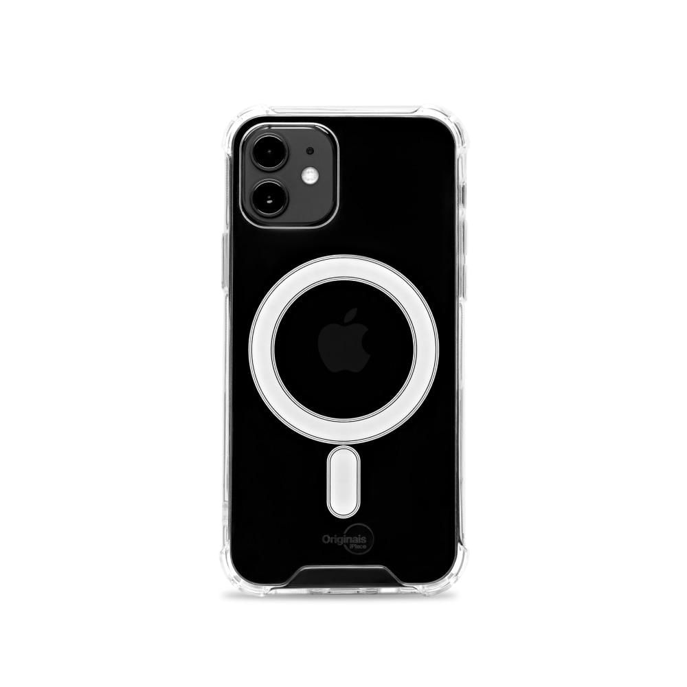 Encontraproduto.com.br - Capa iPhone 12 Originais iPlace, com Carregamento por Indução - Transparente
