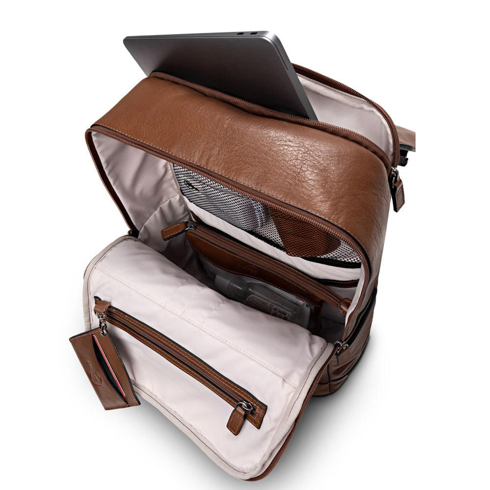 Encontraproduto.com.br - Mochila de Couro Pampas Côrtes, Originais iPlace, Marrom