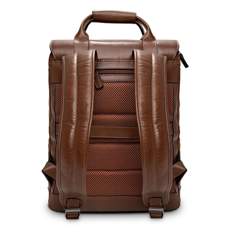 Encontraproduto.com.br - Mochila de Couro Pampas Côrtes, Originais iPlace, Marrom