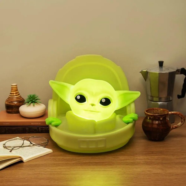 Encontraproduto.com.br - Luminária Usare The Child Star Wars 27cm Bivolt Verde (MP)
