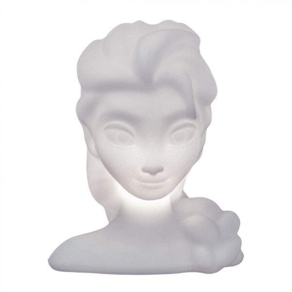 Luminária de Mesa Elsa Frozen Disney Usare Branco