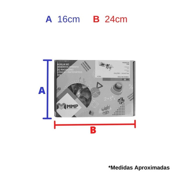 Encontraproduto.com.br - Mosaico Geométrico Mini Aluno Em EVA Material Pedagógico MMP