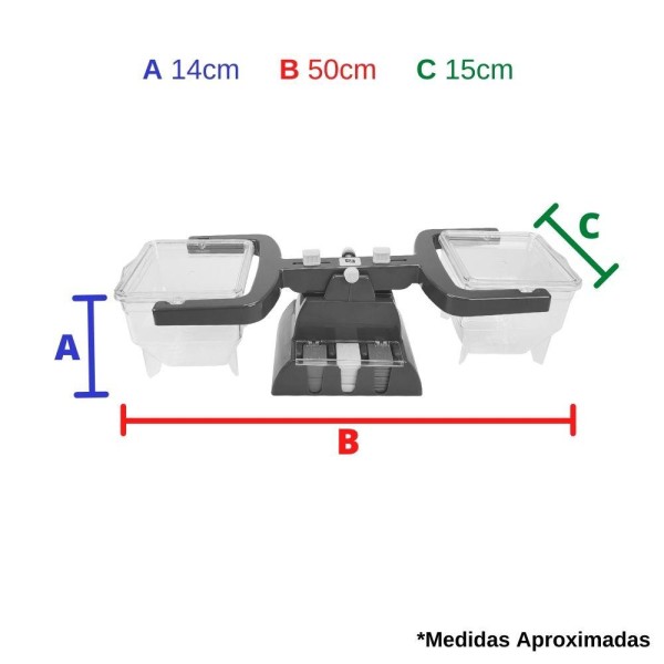 Encontraproduto.com.br - Balança MMPesos Material Pedagógico Didático Matemático MMP