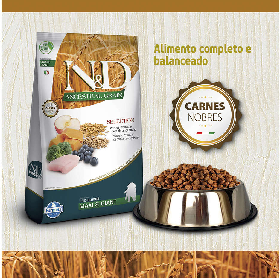 Encontraproduto.com.br - Ração N&D Ancestral Selection Cães Filhotes Grandes