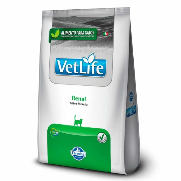 Ração Vet Life Natural Renal para Gatos Adultos 7,5kg