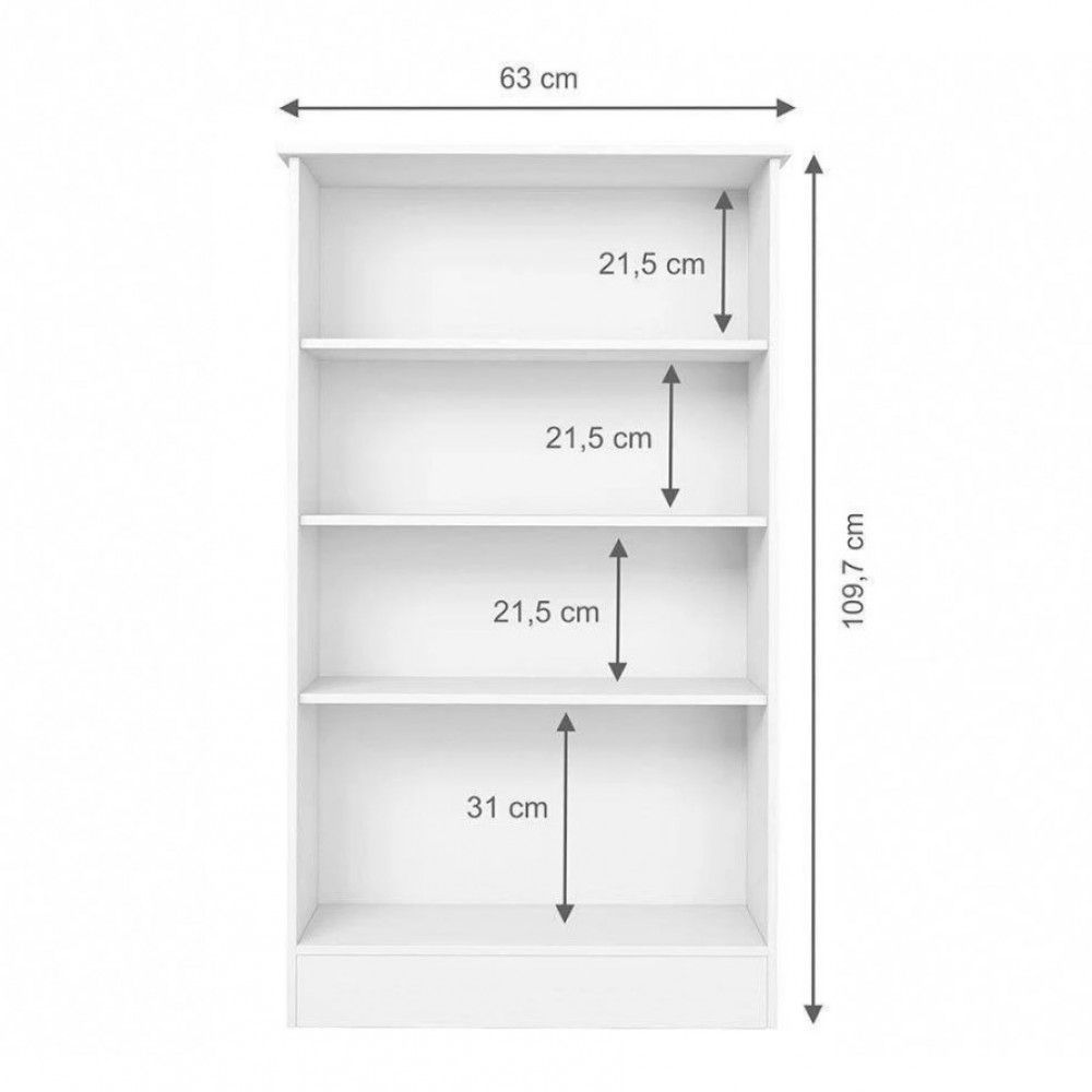Encontraproduto.com.br - Sapateira 2 Portas 3 Prateleira Alaska Notável Móveis