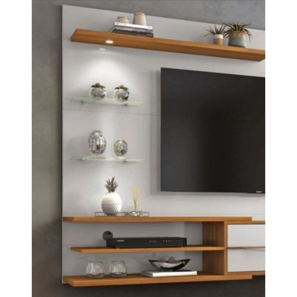 Encontraproduto.com.br - Painel para TV até 60 Polegadas 1 Porta Led NT 1115 Notável Off WhiteFreijó Trend
