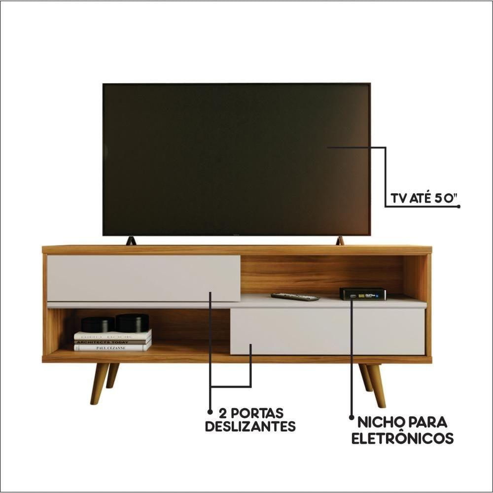 Encontraproduto.com.br - Rack para Tv até 50 Polegadas 2 Portas NT1180 Notável Móveis