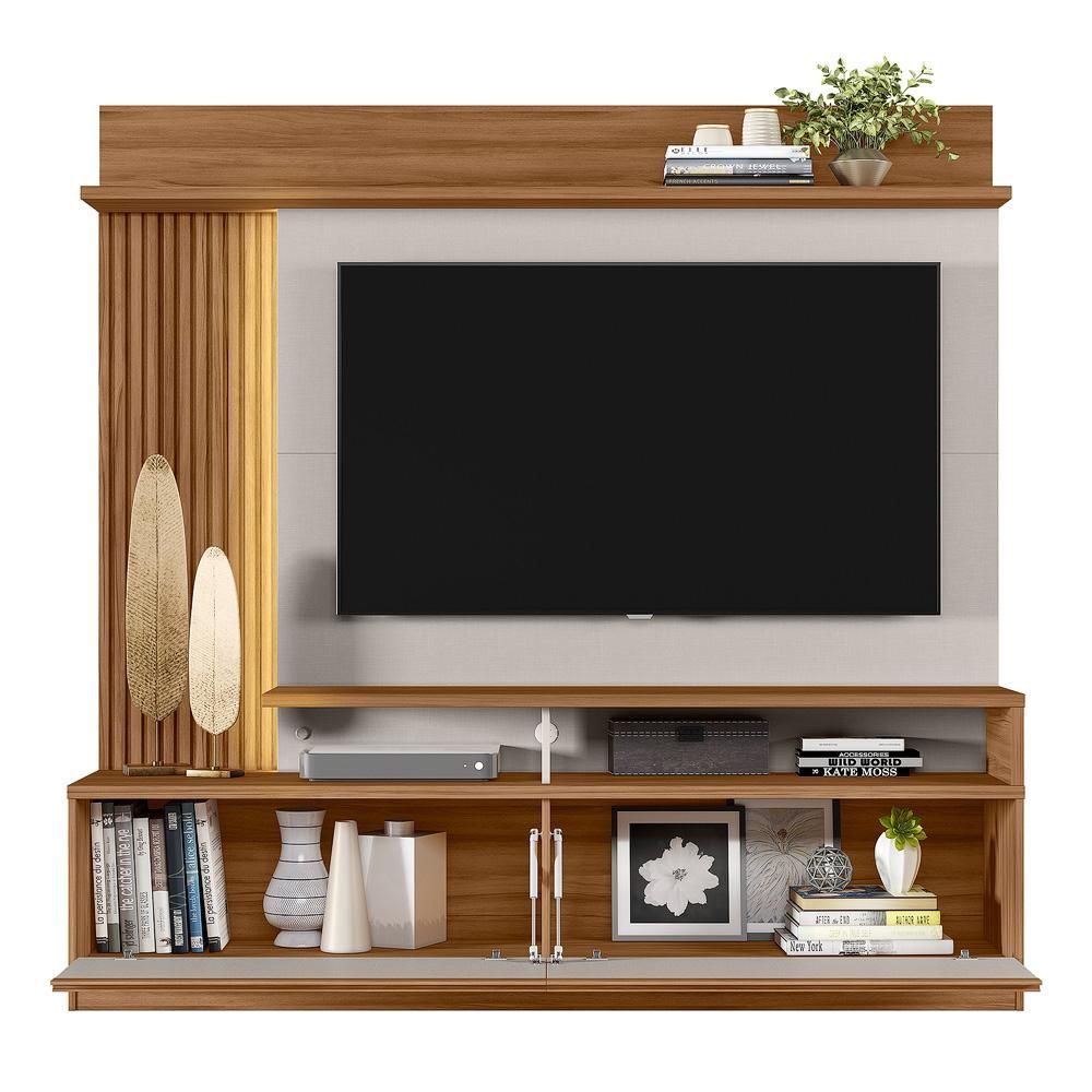 Encontraproduto.com.br - Home NT1295 Notável com LED - Freijó/Off White