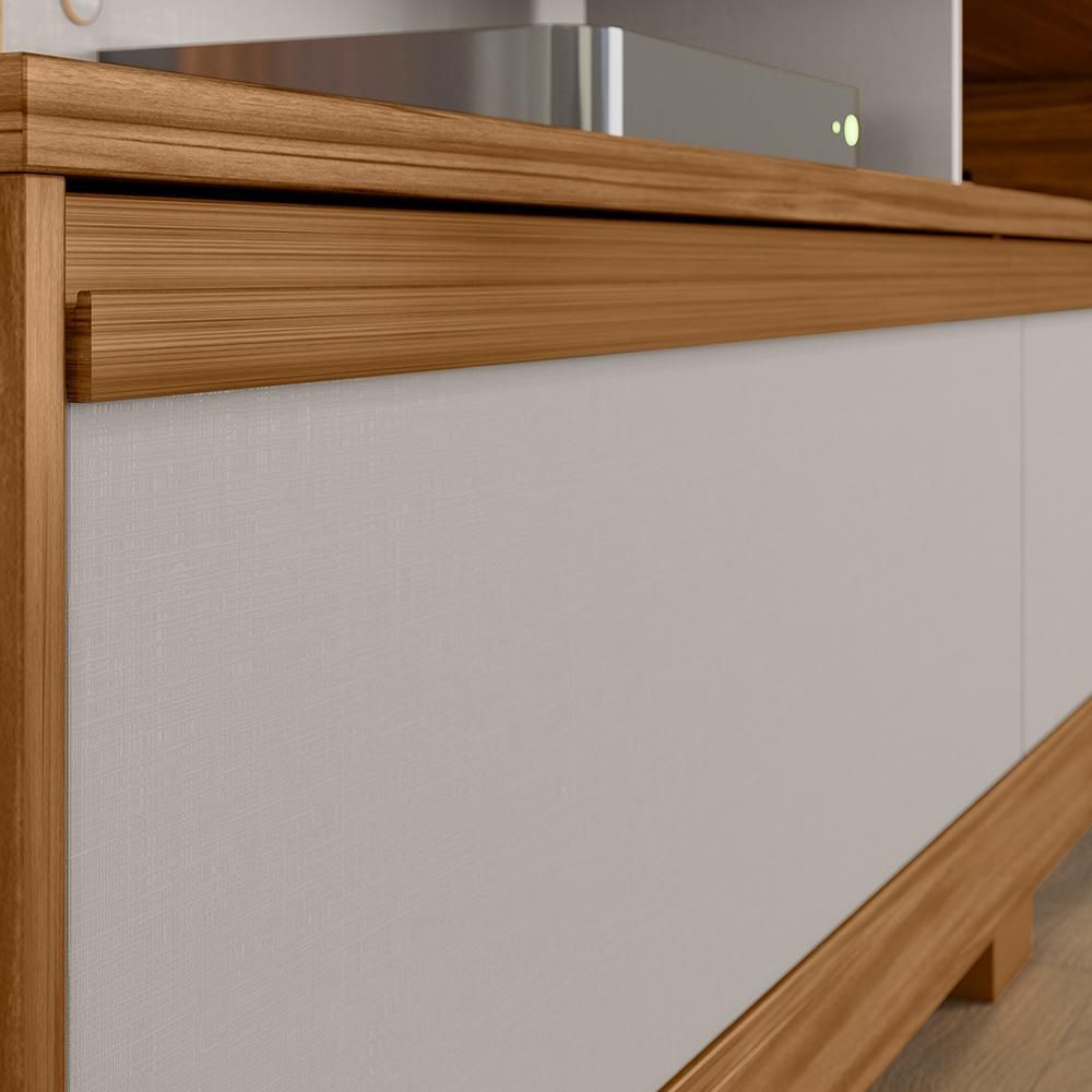 Encontraproduto.com.br - Home NT1295 Notável com LED - Freijó/Off White