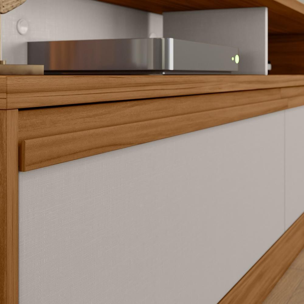 Encontraproduto.com.br - Home NT1295 Notável com LED - Freijó/Off White