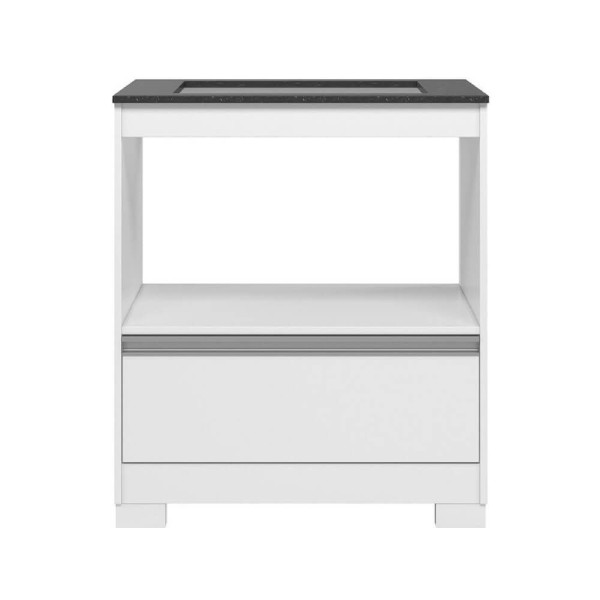 Encontraproduto.com.br - Balcão Cooktop para fogão de até 4 Bocas 1 Gaveta NT 3110 Notável Móveis