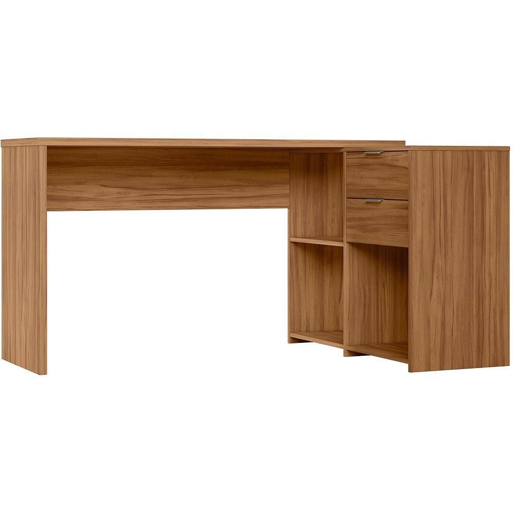 Encontraproduto.com.br - Mesa Para Computador Com 2 Gavetas Office Nt2060 Notável Freijó