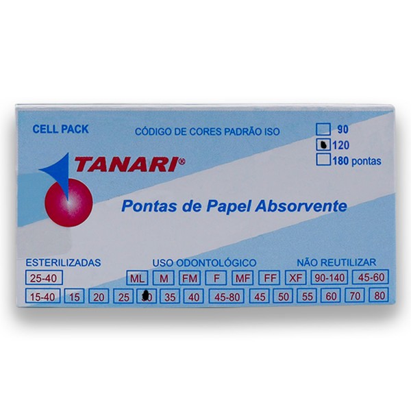 Encontraproduto.com.br - Cone De Papel Absorv Cell Pack Com 120 - Tanari
