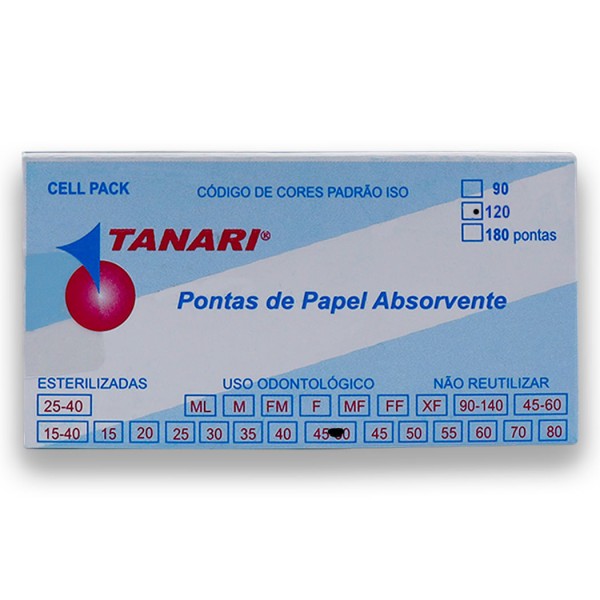 Encontraproduto.com.br - Cone De Papel Absorv Cell Pack Com 120 - Tanari