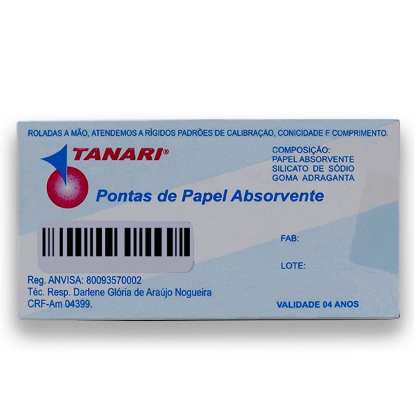 Encontraproduto.com.br - Cone De Papel Absorv Cell Pack Com 120 - Tanari