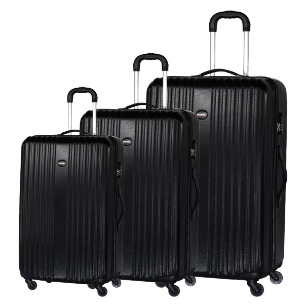 Conjunto de mala de viagem Zurique Swiss Move Preto