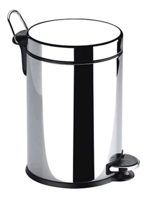 Encontraproduto.com.br - Lixeira com Tampa 12 Litros em Inox Travel Max MBBA012