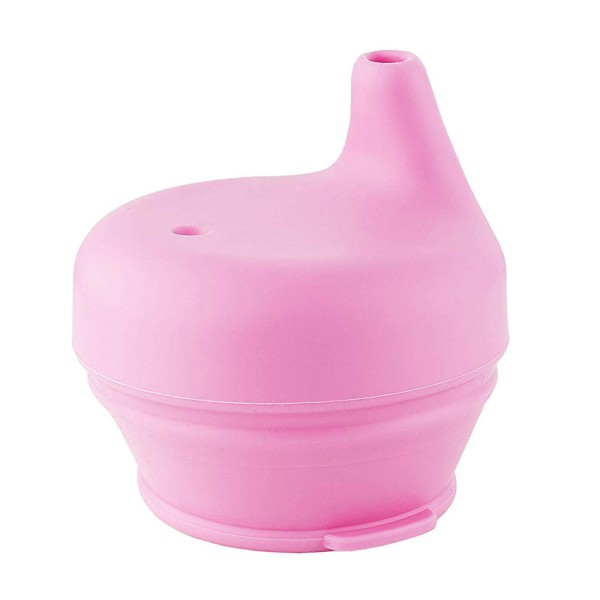 Encontraproduto.com.br - Tampa para Copo - Silicone - Rosa - KaBaby