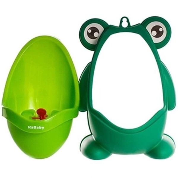 Encontraproduto.com.br - Mictório Infantil Criança Sapinho Desfralde 2 Em 1 Acima de 3 Anos Stand Up Verde K Baby