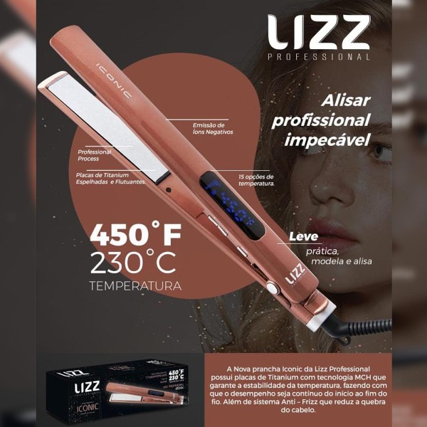 Encontraproduto.com.br - Prancha Iconic 450F 230C Bivolt - Lizzz